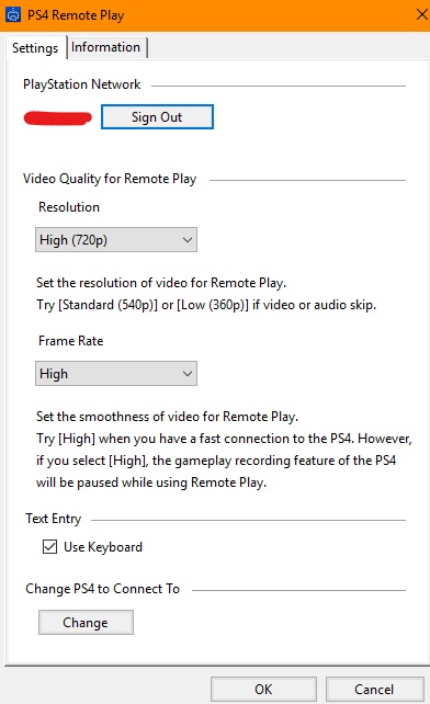Ps4 remote online play settings